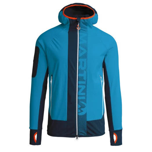 Martini Monte Rosa Kapuzenjacke Langlaufjacke Tourenjacke Herren blau NEU
