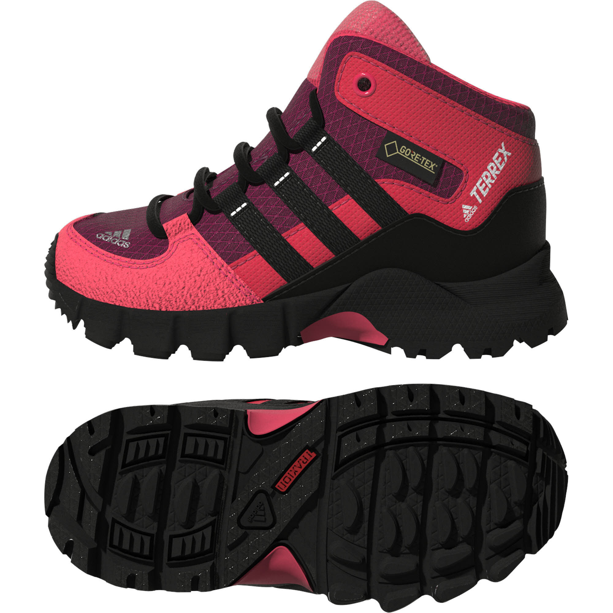 adidas TERREX MID GTX I Mädchen Wanderschuhe Trekkingschuhe High rot NEU