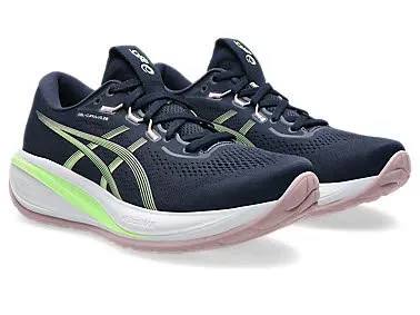 ASICS GEL-CUMULUS 28 Damen Laufschuhe Joggingschuhe Midnight/Illuminate Green