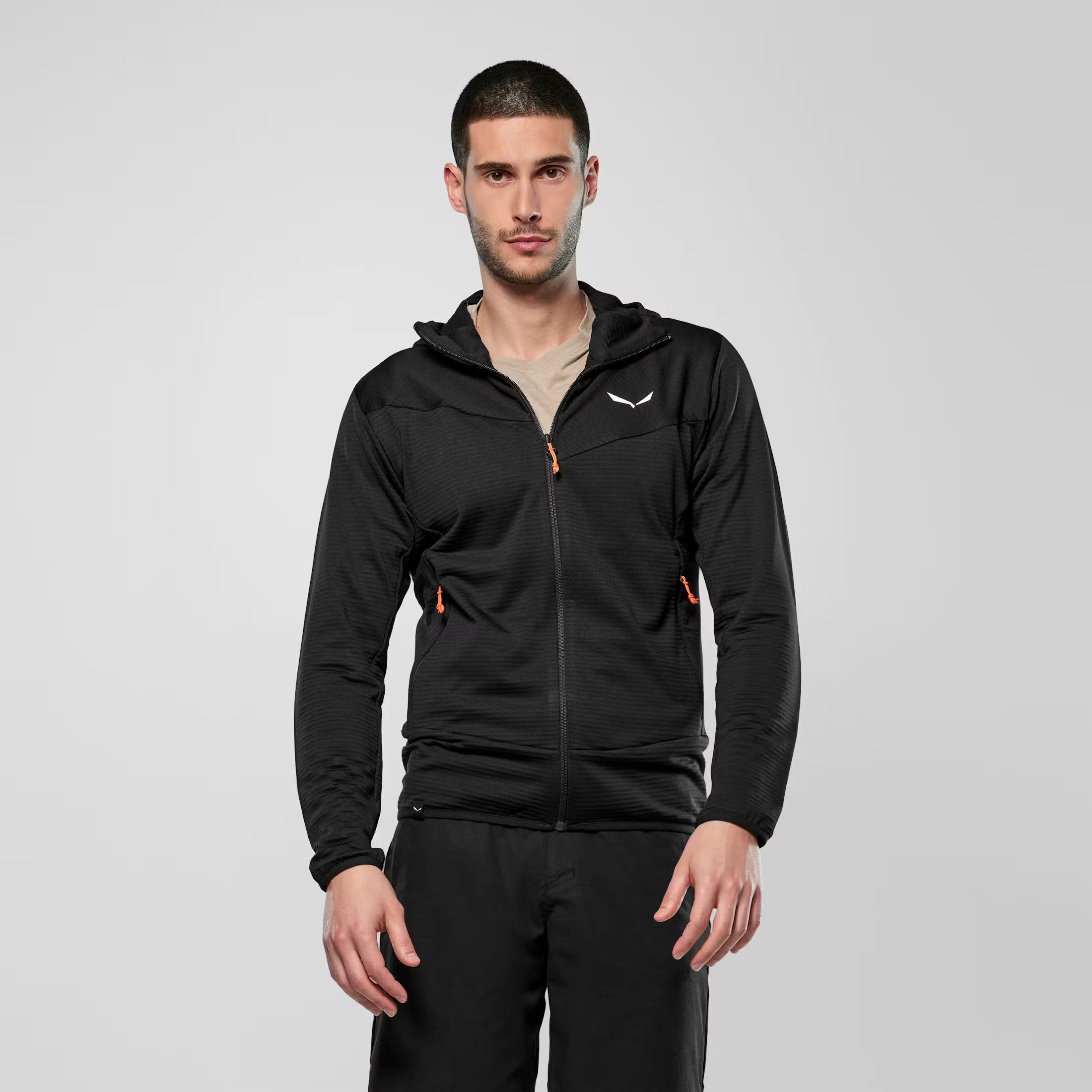 Salewa Puez Altavia Polarlite Kapuzenjacke Herren schwarz