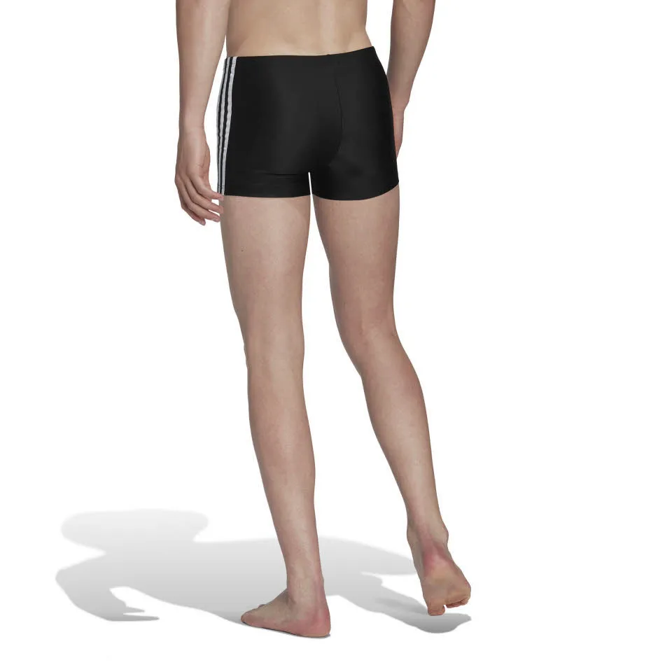 adidas Classic 3-Streifen Herren Boxer-Badehose Badeshorts Schwimmhose schwarz/weiß