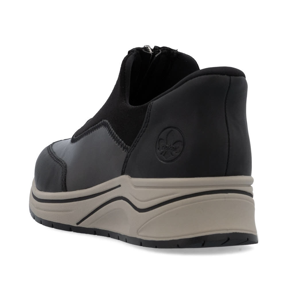 Rieker HWK Damen Halbschuhe Slipper braun