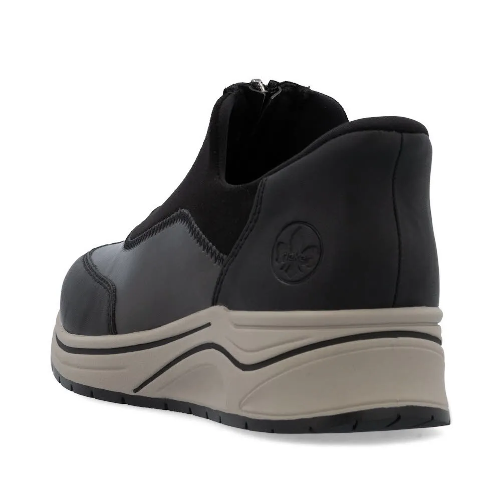 Rieker HWK Damen Halbschuhe Slipper braun