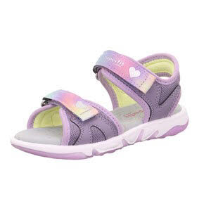 Superfit PEBBLES Sandale Sandalette Kinder Mädchen lila rosa