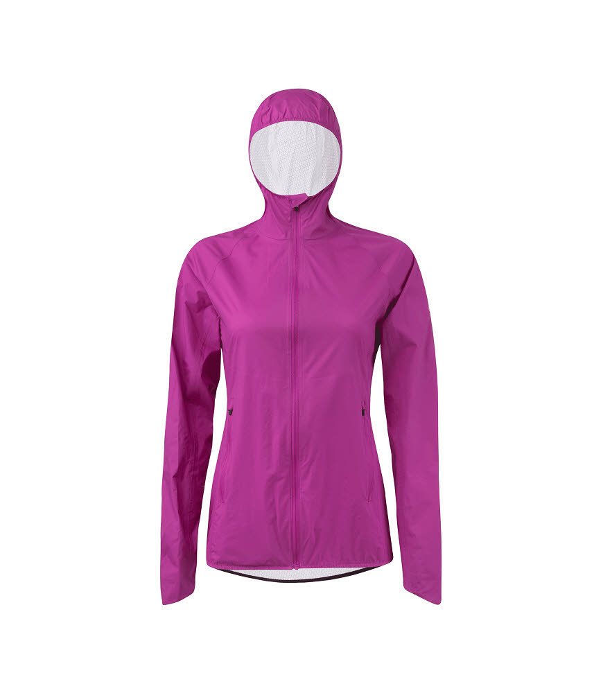 Löffler W HOODED JACKET WPM POCKET Damen Laufjacke Radsportjacke lila