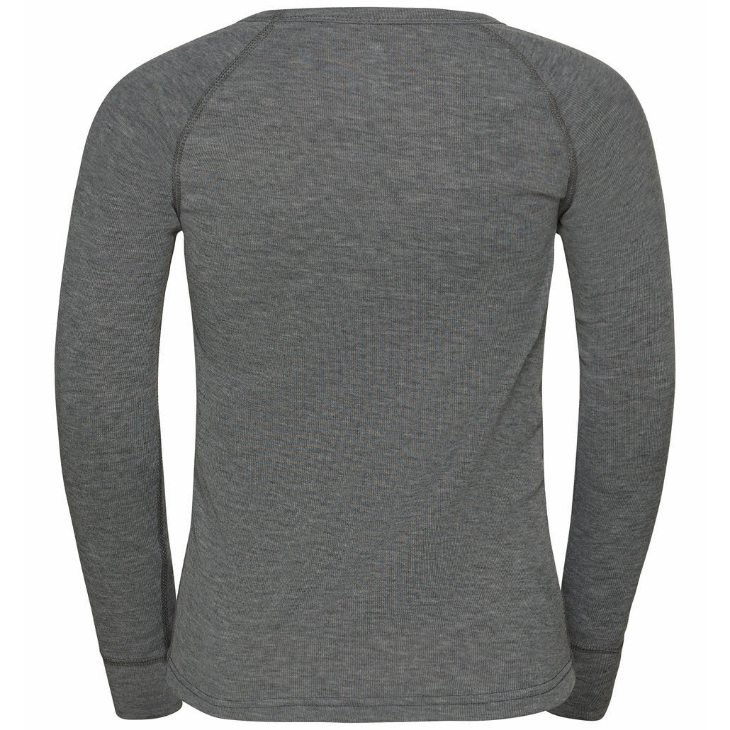 Odlo Active Warm Baselayer Jungen Unterhemd lang Thermounterwäsche grau