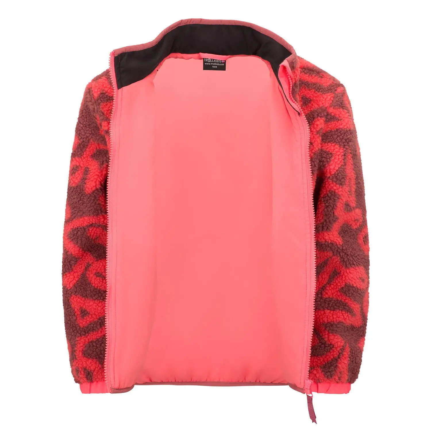 Trollkids Lyngdal Jacket Mädchen Kinder Fleecejacke rot