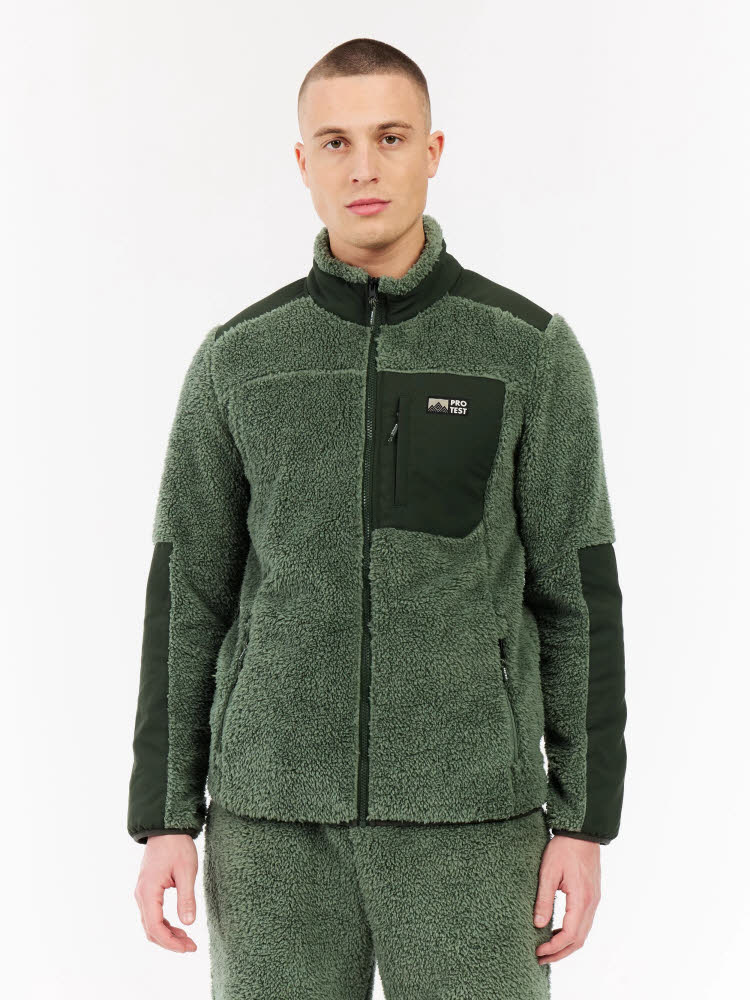 Protest PRTBleaker Outdoor Fleecejacke grün