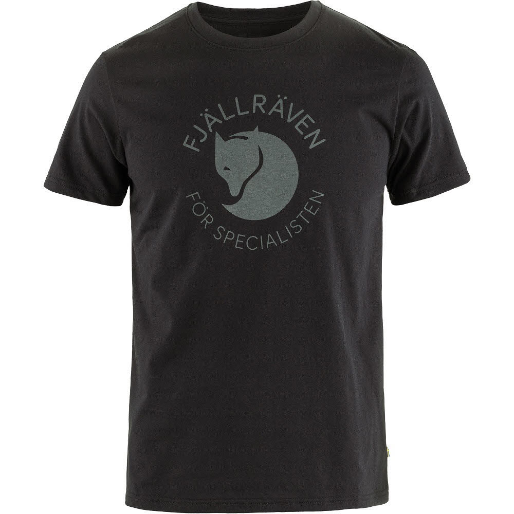 Fjällräven Fox T-shirt M Herren Freizeitshirt Funktionsshirt schwarz