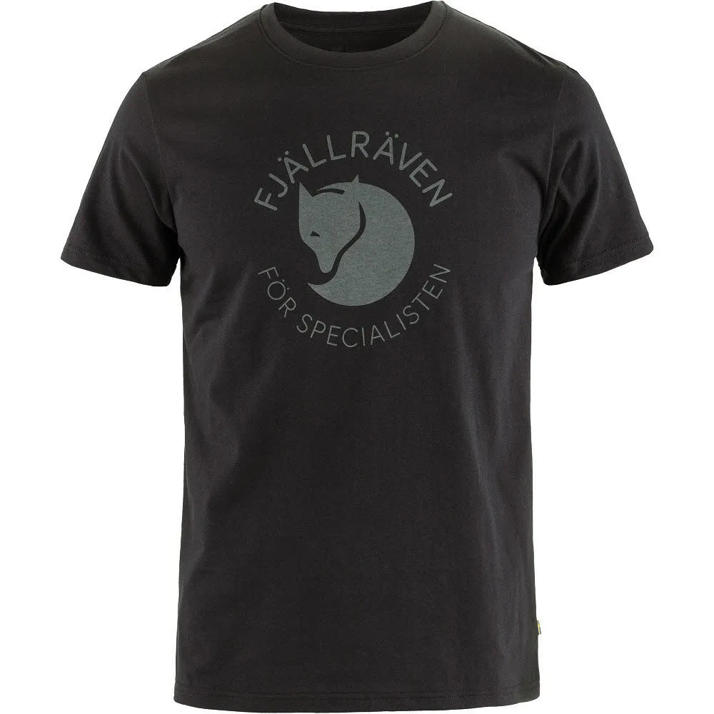 Fjällräven Fox T-shirt M Herren Freizeitshirt Funktionsshirt schwarz