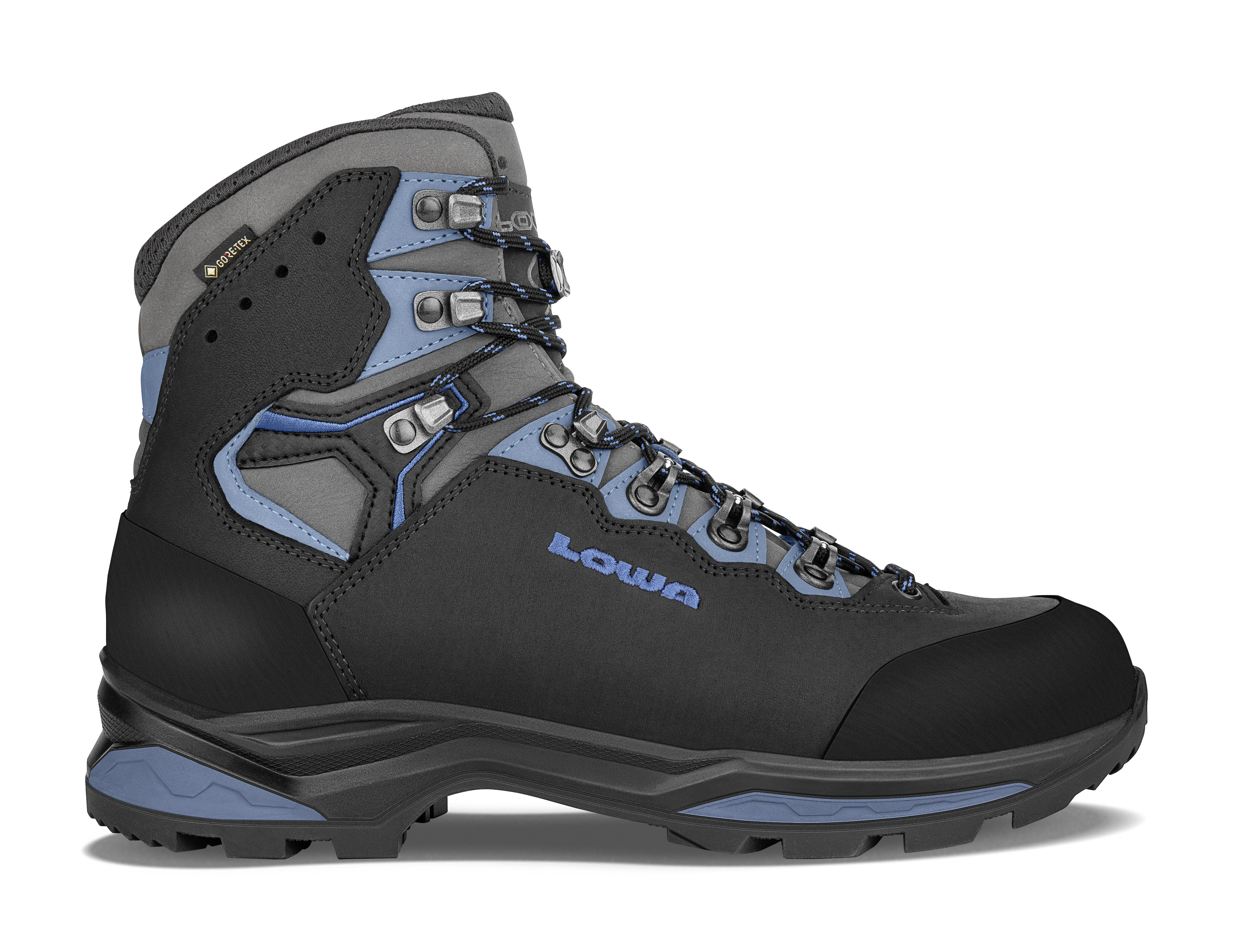 Lowa CAMINO EVO GTX Trekkingschuh Wanderschuh Herren schwarz blau