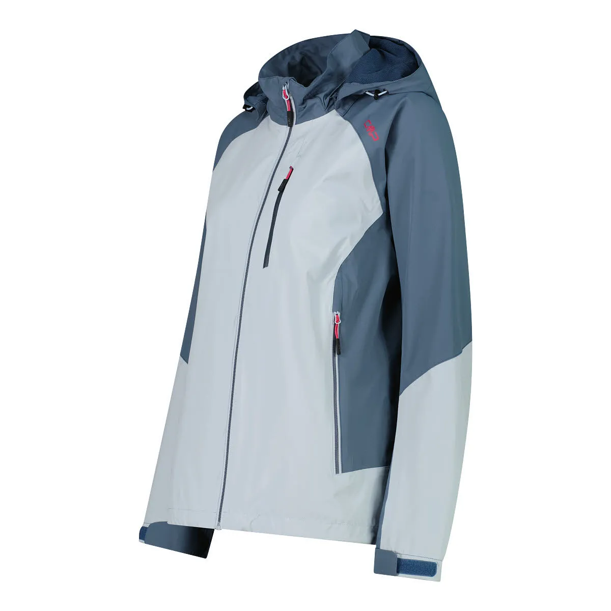 CMP WOMAN JACKET ZIP HOOD Damen Outdoorjacke Regenjacke sky blue
