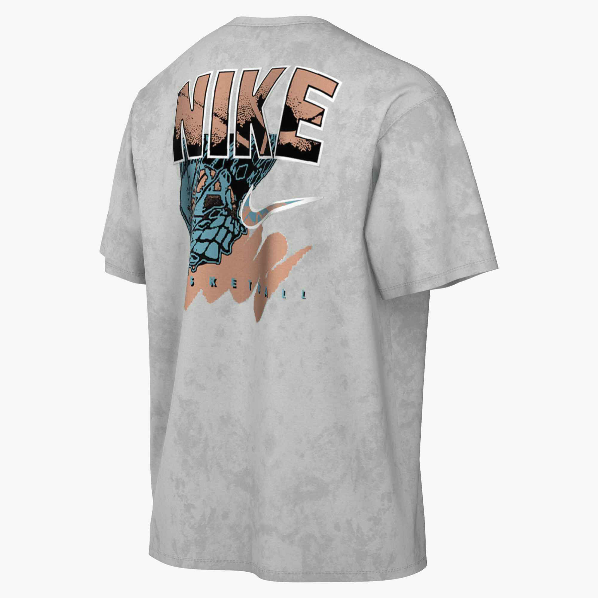 Nike TEE M90 DNA Herren T-Shirt Basketballshirt grau