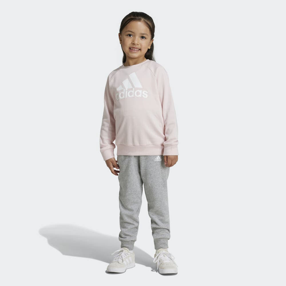 adidas ESSENTIALS LOGO FRENCH TERRY Mädchen Jogginganzug Trainingsanzug rosa