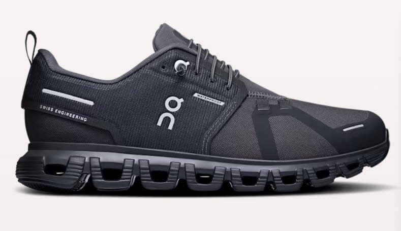 ON Cloud 6 WP Sneaker Freizeitschuh wasserdicht Damen schwarz