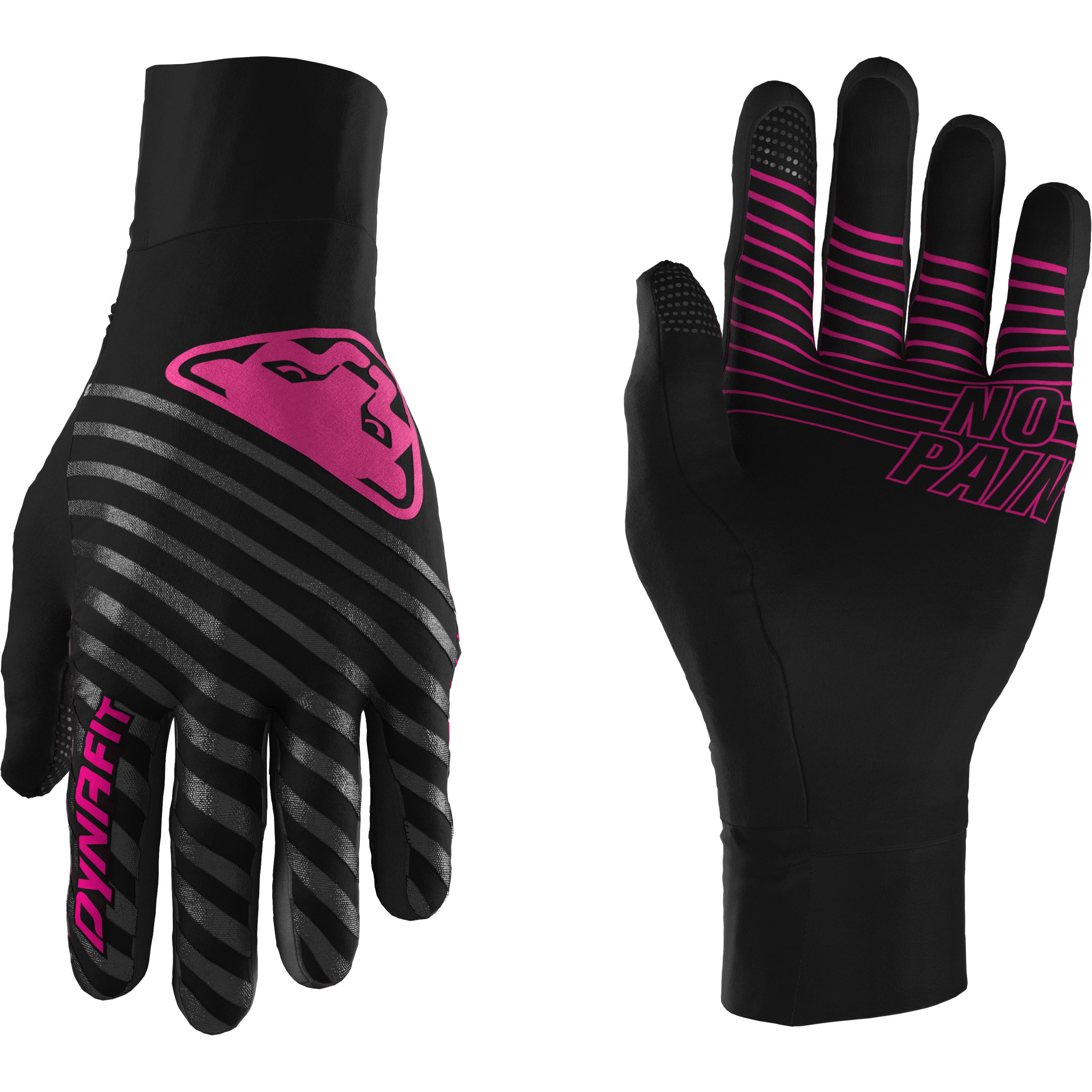 Dynafit Alpine Reflecive Damen Handschuhe Rosa Schwarz