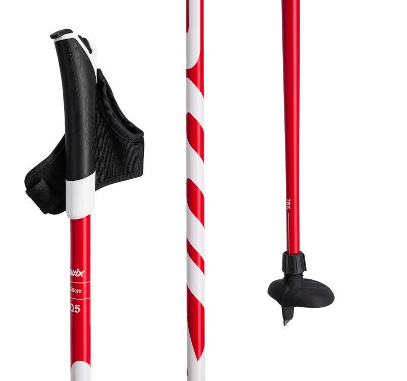 Swix Q5 Pole Unisex Langlaufstöcke rot