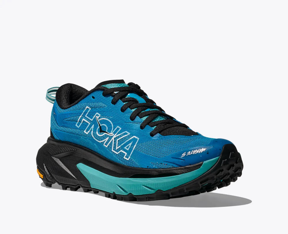 Hoka Mafate 5 Trailrunningschuh Damen blau