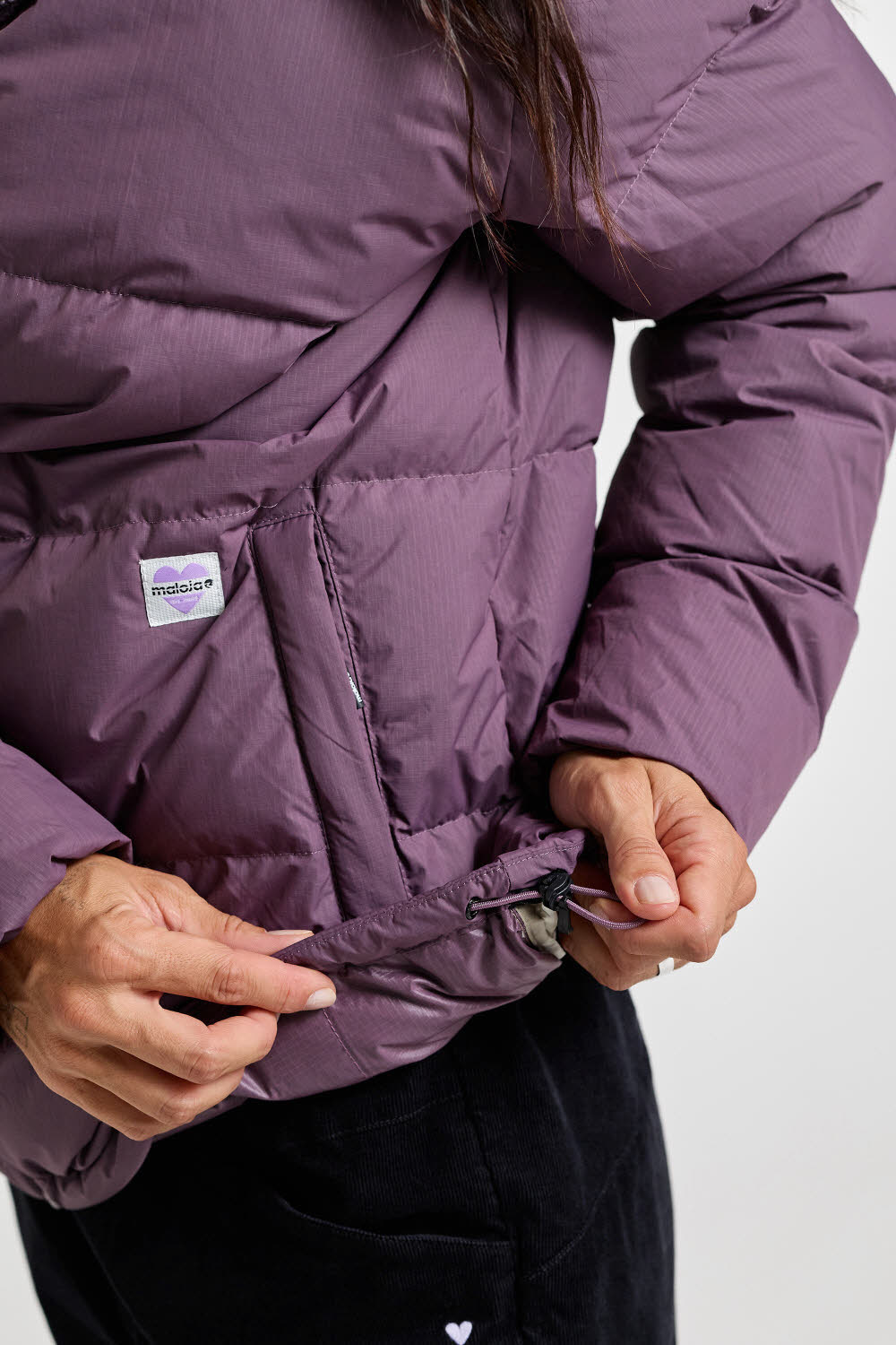Maloja KizaM Damen Daunenjacke Outdoorjacke lila