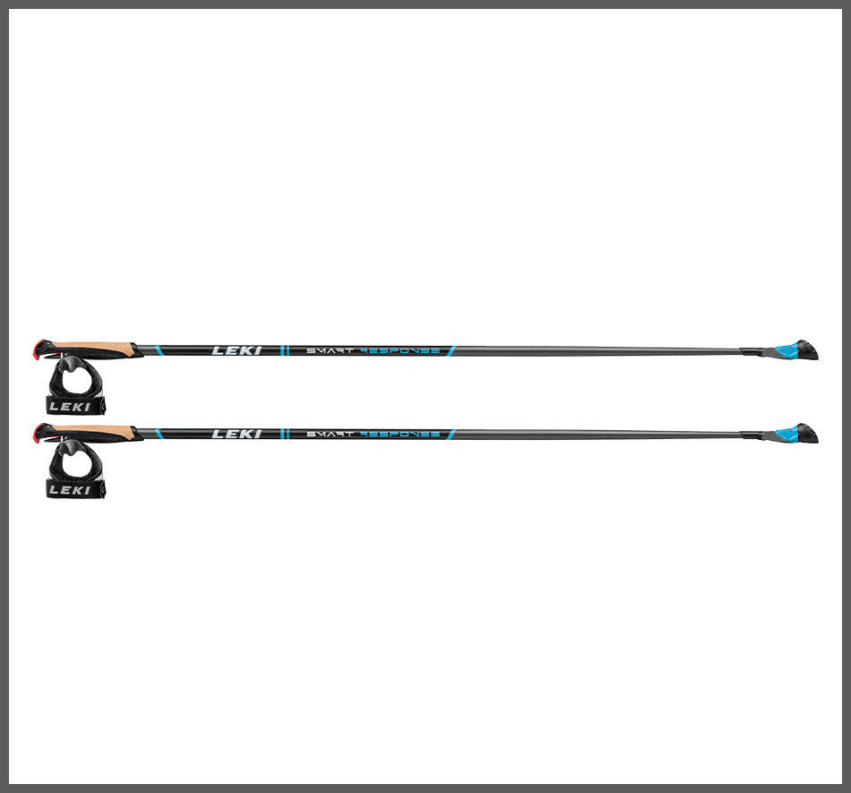 Leki Smart Response Nordic Walking Stock Outdoor Walking Unisex schwarz NEU