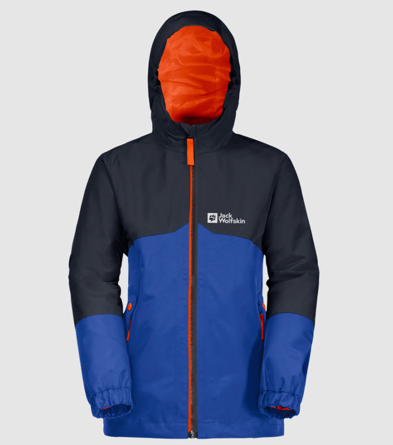 Jack Wolfskin Iceland 3in1 Jacket B Kinder Doppeljacke blau