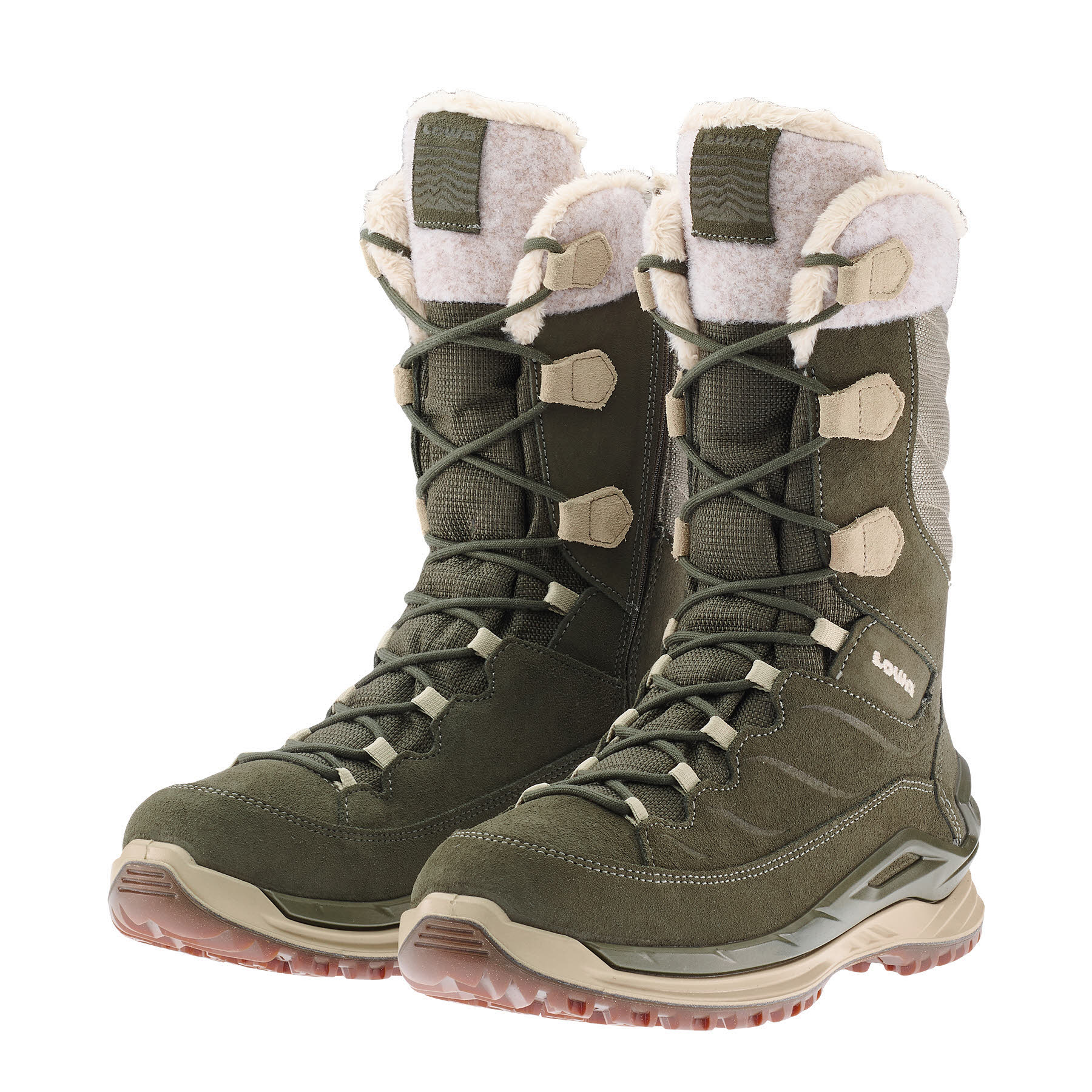 Lowa BARINA EVO GTX Damen Winterstiefel grün