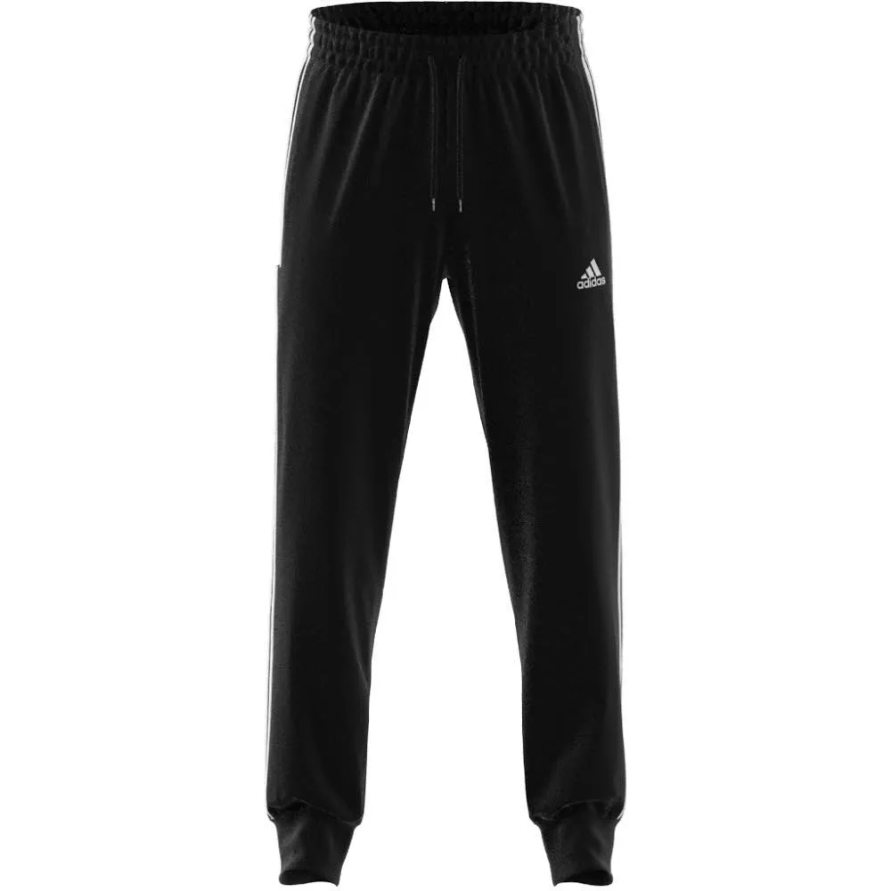 adidas AEROREADY Essentials Tapered Cuff Woven 3-Streifen Herren Jogginghose Sporthose schwarz