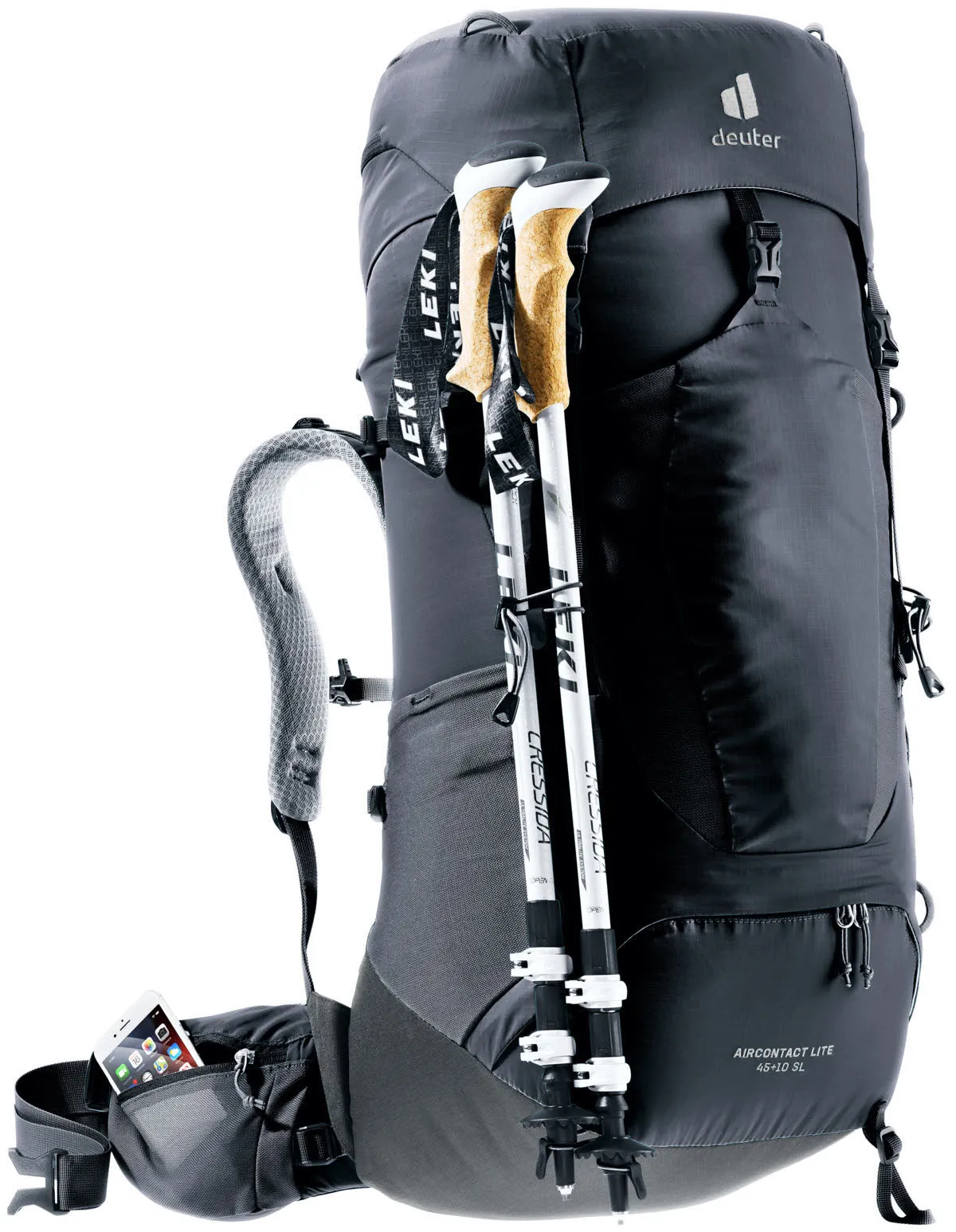Deuter Aircontact Lite 45 + 10 SL Trekkingrucksack Damen black-graphite