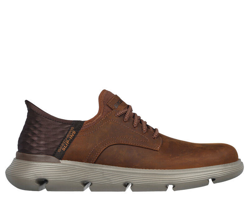 Skechers Garza - Gervin Slip-Ins Slipper Sneaker Herren braun