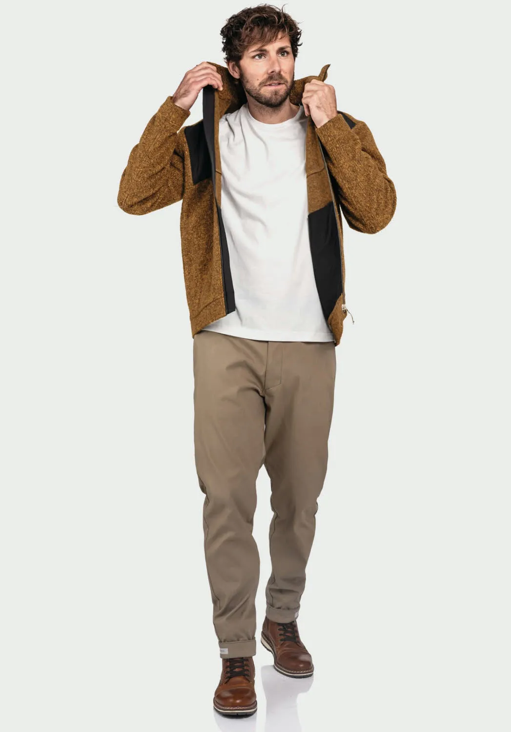 Schöffel Fleece Jk Style Canterbury MNS Herren Fleecejacke Outdoorjacke caramel