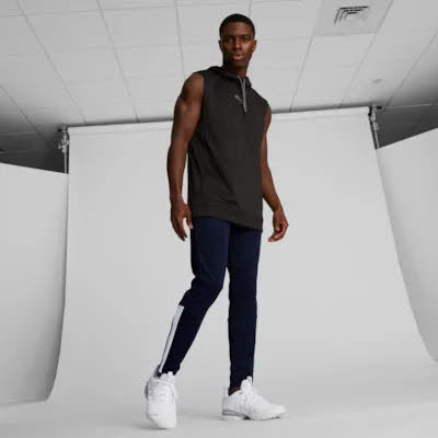 Puma teamLIGA Sideline Pants Fußballhose Jogginghose Herren dunkelblau