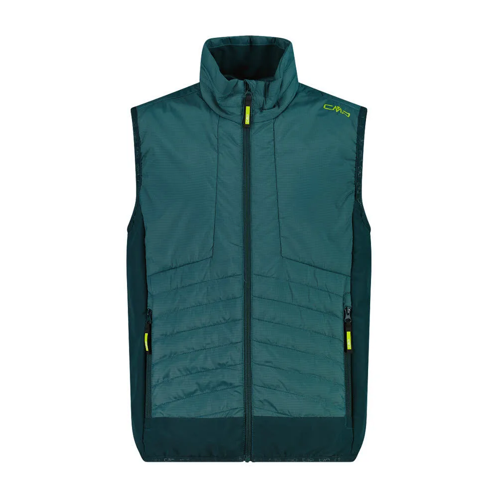CMP KID HYBRID VEST Kinder Daunenweste ärmellos lichen