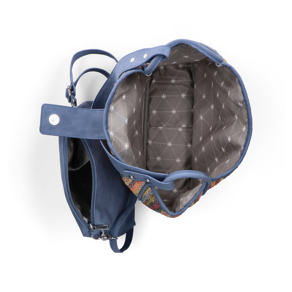 Rieker Damen Shopper Umhängetasche Strandtasche bunt