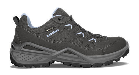 Lowa SIRKOS EVO GTX LO Ws Trekkingschuh Wanderschuh Damen dunkelgrau