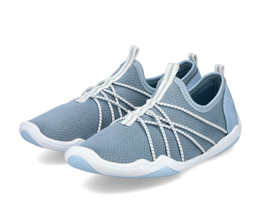 Rieker Damen Slipper Sneaker hellblau