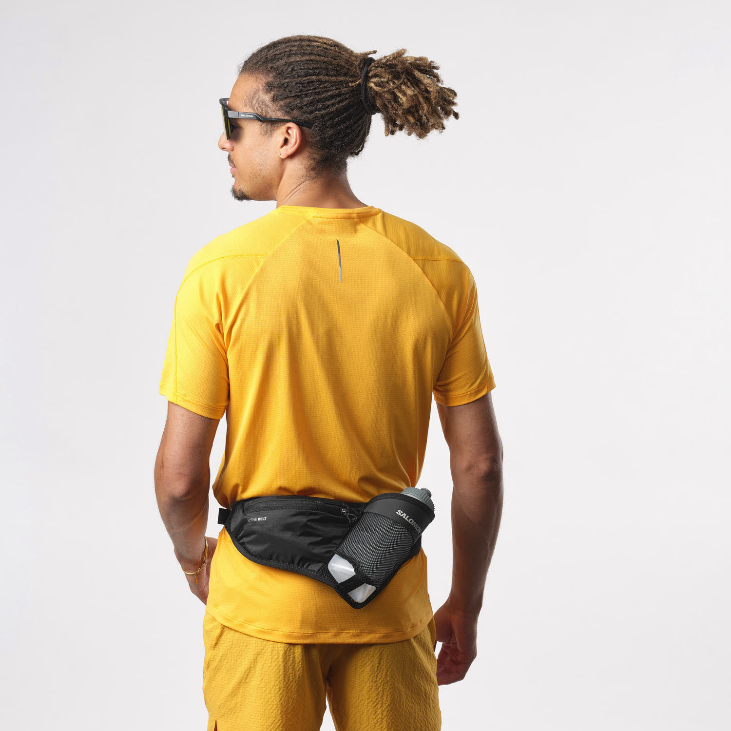 Salomon ACTIVE BELT 3D BOTTLE Unisex Bauchtasche Trinkgürtel schwarz
