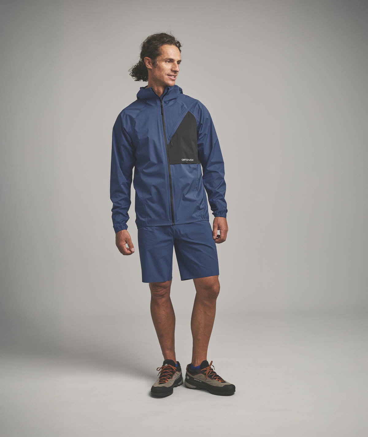 Ortovox TRACE 2.5L JACKET M Herren Hardshelljacke Wanderjacke blue nunatak