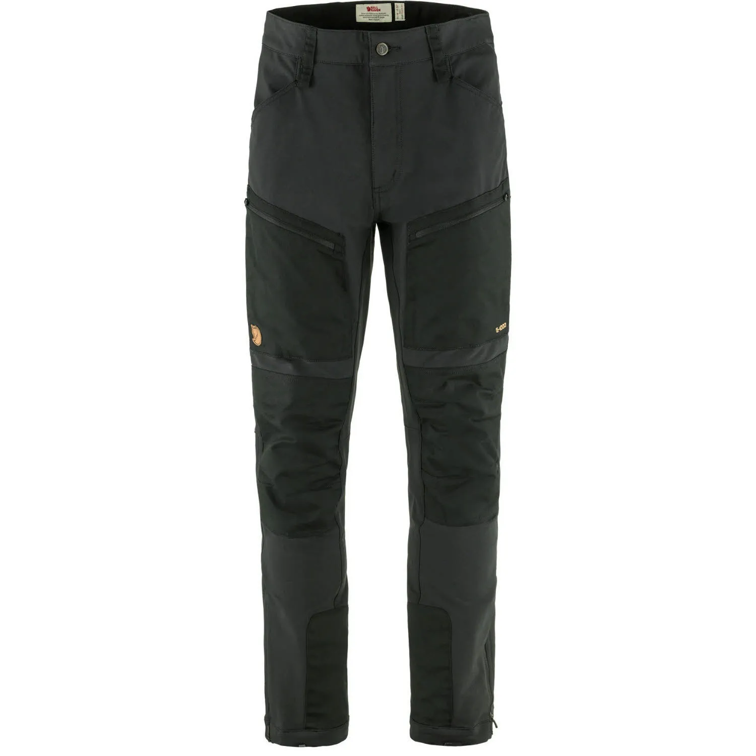 Fjällräven Keb Agile Winter Trousers M Herren Wanderhose gefüttert schwarz