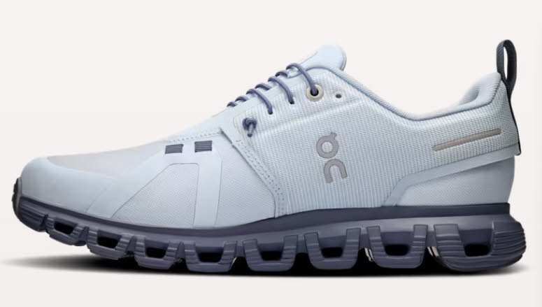 ON Cloud 6 WP Sneaker Freizeitschuh wasserdicht Damen hellblau