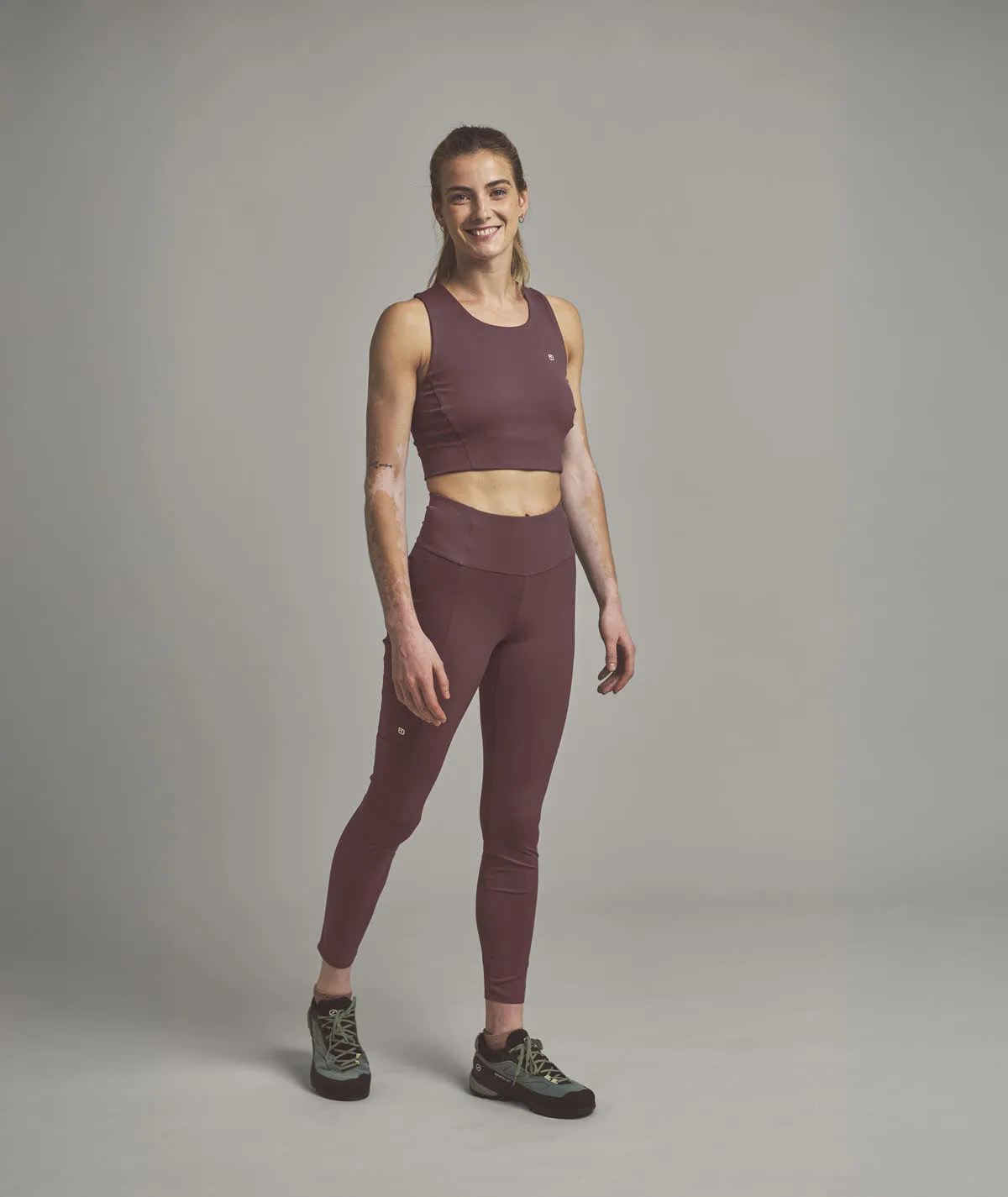 Ortovox All Mountain Damen Sport-Leggings rot