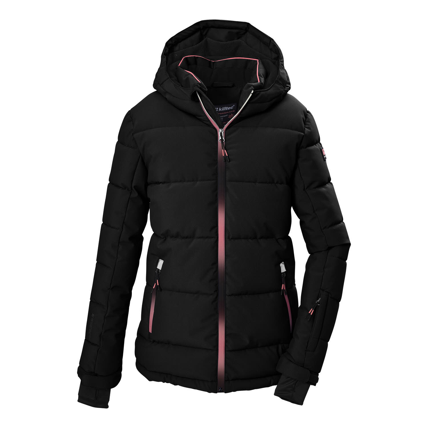 Killtec KSW 186 GRLS SKI JCKT Mädchen Skijacke Winterjacke schwarz