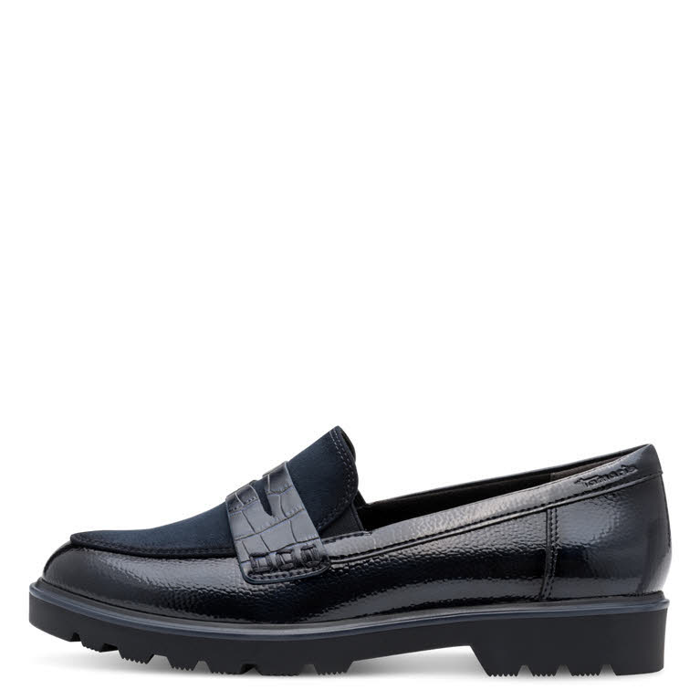 Tamaris Damen Slipper blau
