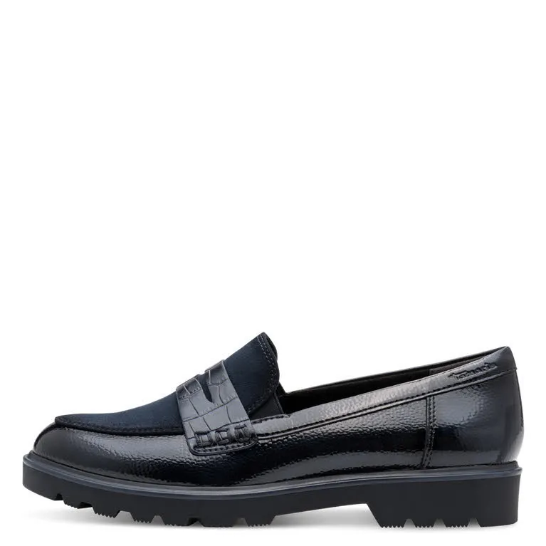 Tamaris Damen Slipper blau