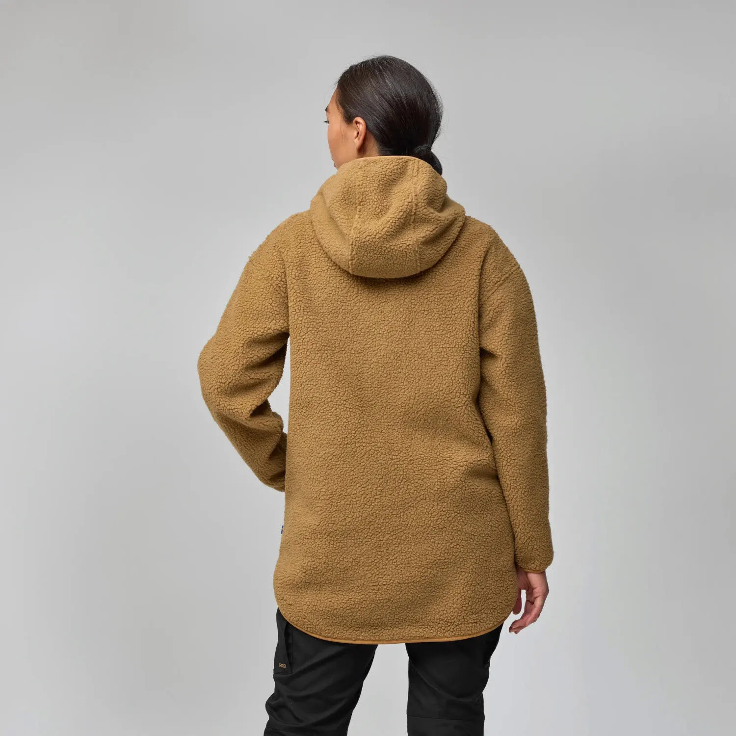 Fjällräven Vardag Pile Fleece Long W Damen Fleecejacke buckwheat brown