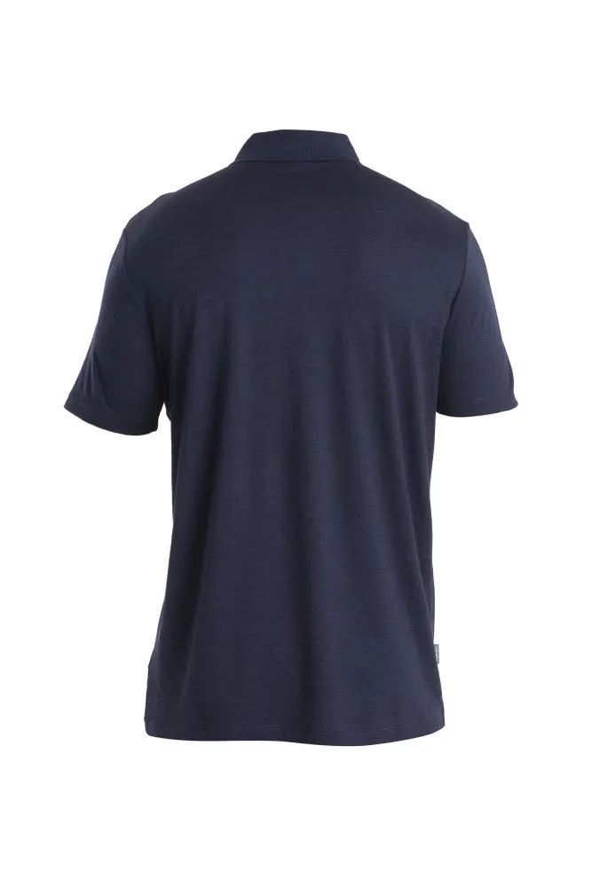 Icebreaker Merino 150 Tech Lite III SS Herren Poloshirt schwarz