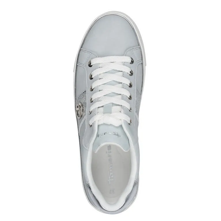 Tamaris Schnürer light blue sue Damen