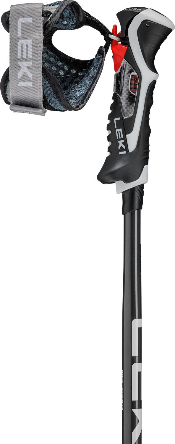 Leki Airfoil 14 TR Unisex Skistöcke Ski Poles weiß/grau