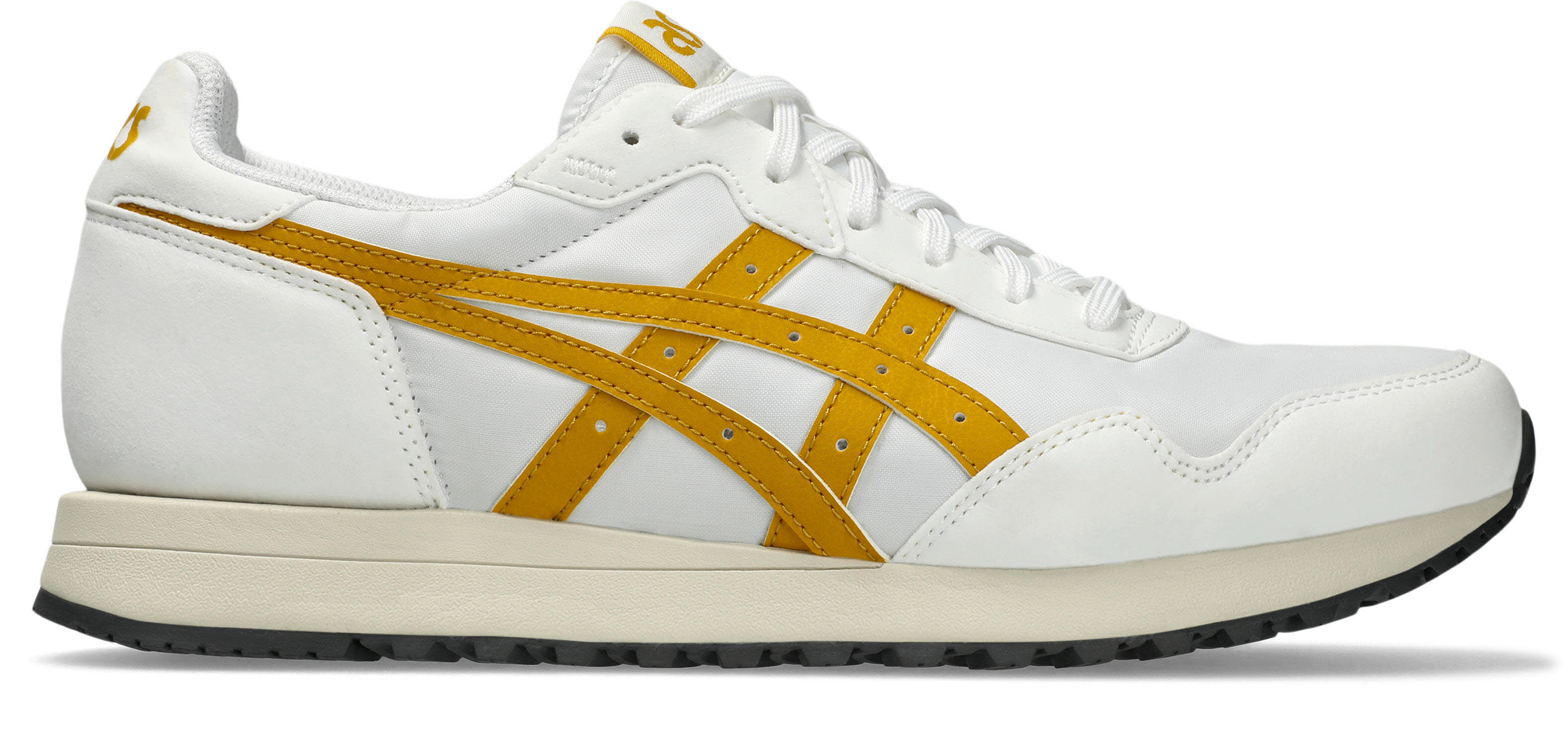 Asics TIGER RUNNER II Damen Freizeitschuhe Sneaker Low sportlich white/hornet