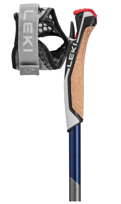 Leki Smart Flash Unisex Nordic Walking Stöcke Wanderstöcke blau