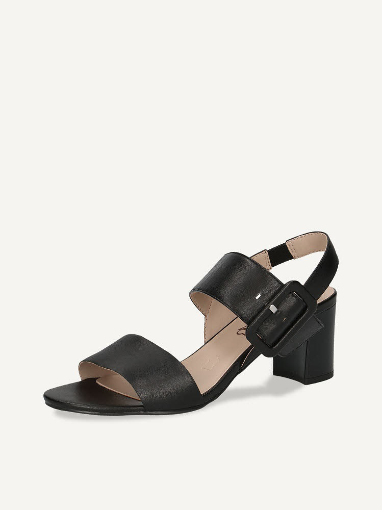 Caprice Women Sandals Damen Sandaletten black nappa
